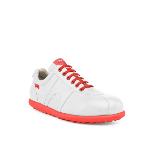 Camper Pelotas XLite Womens Sneakers US-35795 White / Red USA Online